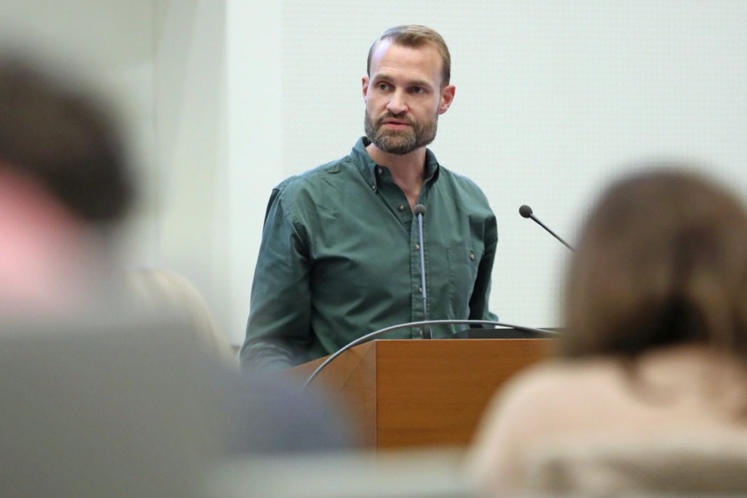 Marvin Frommhold im Stadtrat.