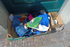 Verschenkekiste in Schleußig,