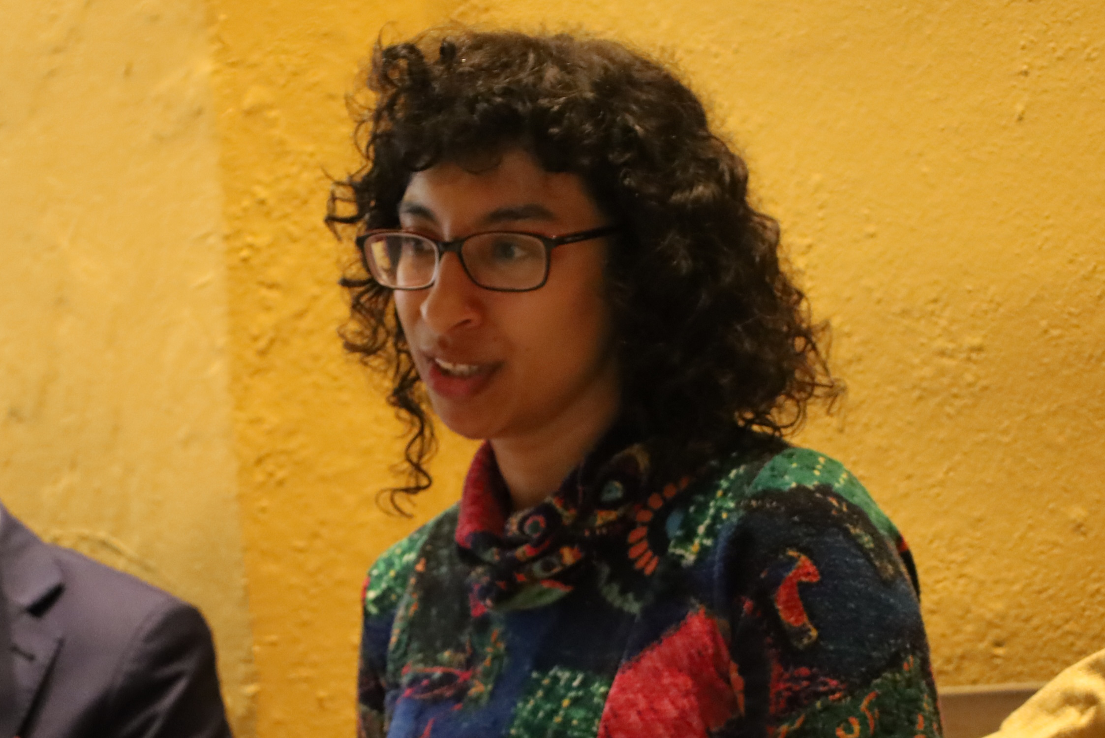 Hat den Protest-Flügel mitorganisiert: Sarah Kaden. Foto: Ralf Julke