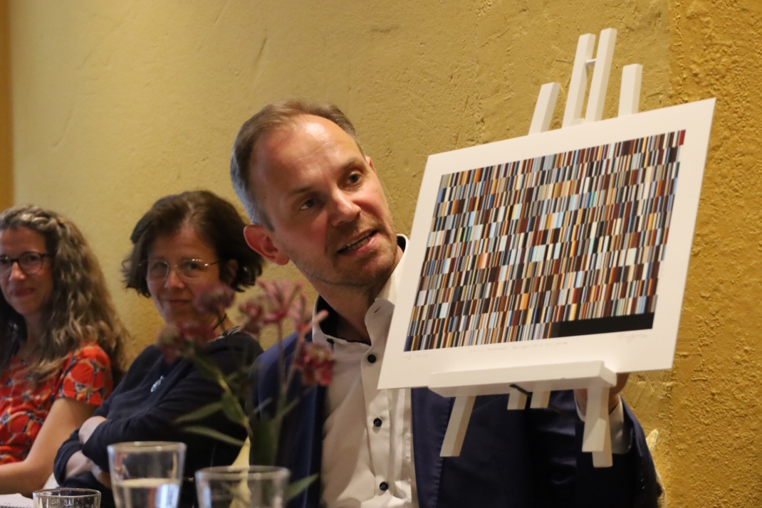 Michael Maul mit Ritchie Riedigers „The last Minute.“