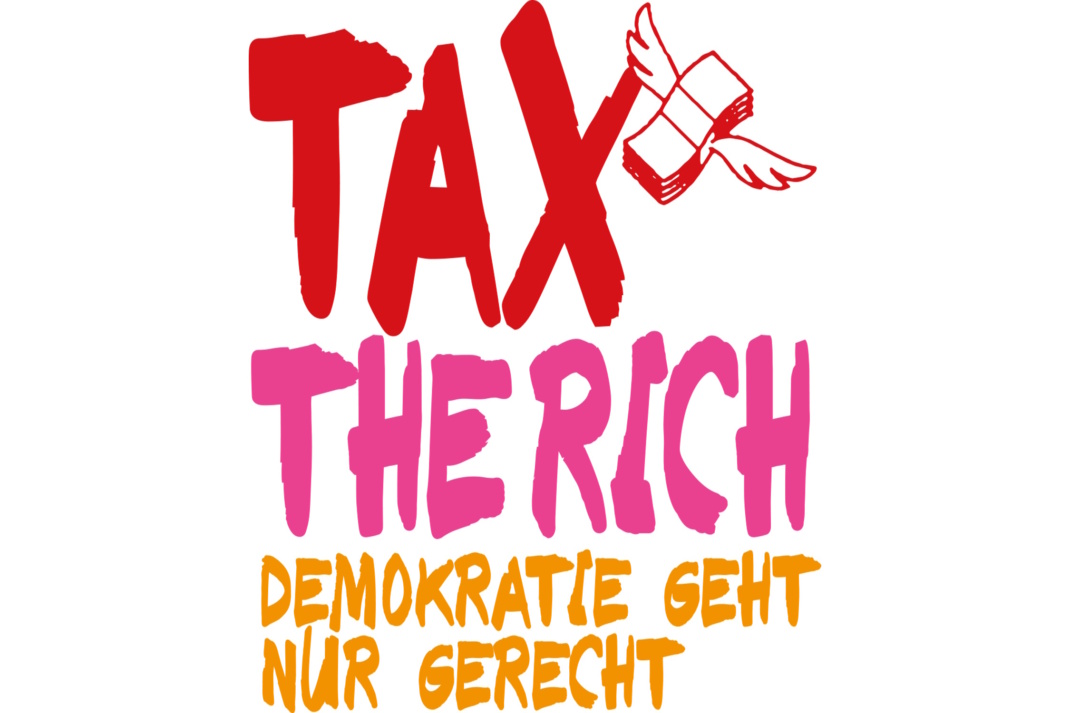 Logo zu Tax the Rich. Grafik: Attac