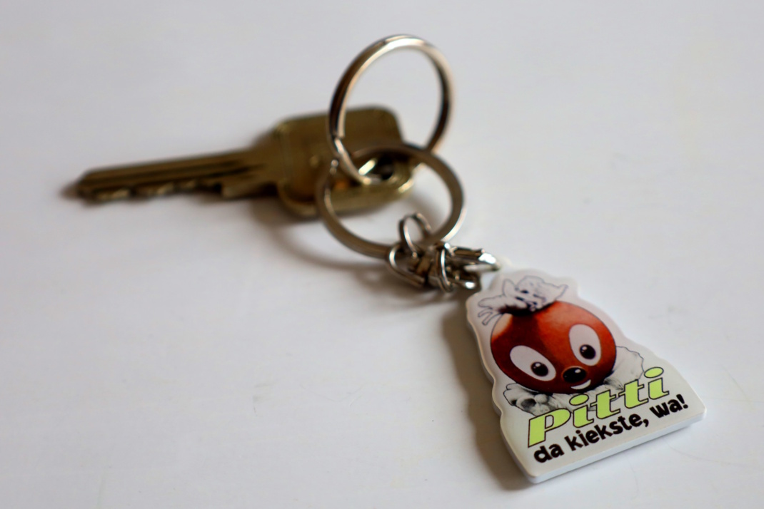 Wohnungsschlüssel, Nahaufnahme.