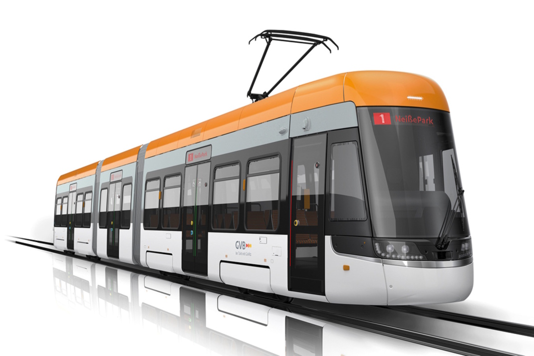 Die neue NGTG-Straßenbahn für Görlitz.
