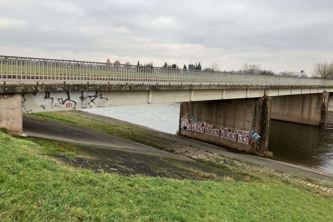 Brücke über die Weiße Elster bei Kleindalzig. Foto: Straßenbauamt Landkreis Leipzig