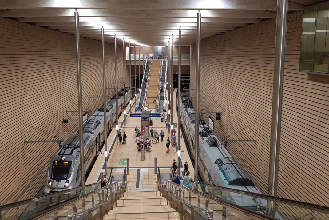 S-Bahn-Station Leipzig-Markt.