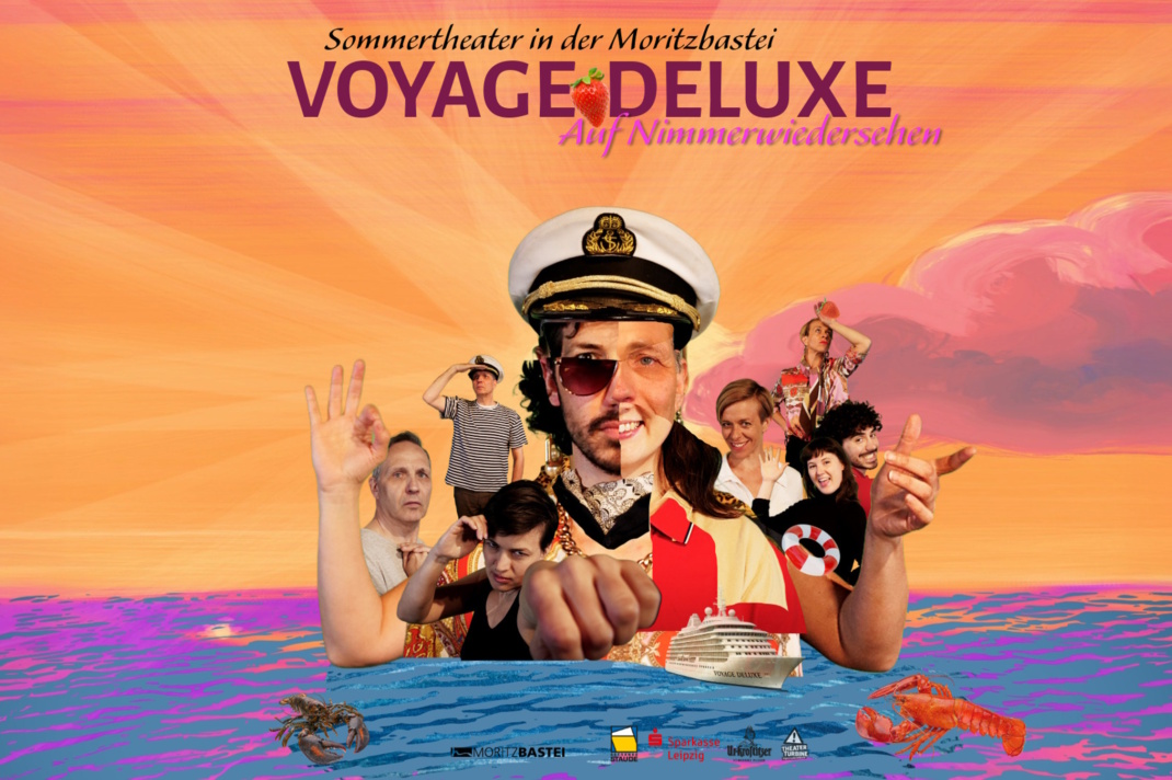 Voyage deluxe – Auf Nimmerwiedersehen. Grafik: Moritzbastei