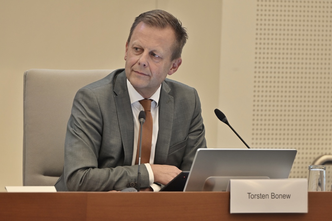 Finanzbürgermeister Torsten Bonew.