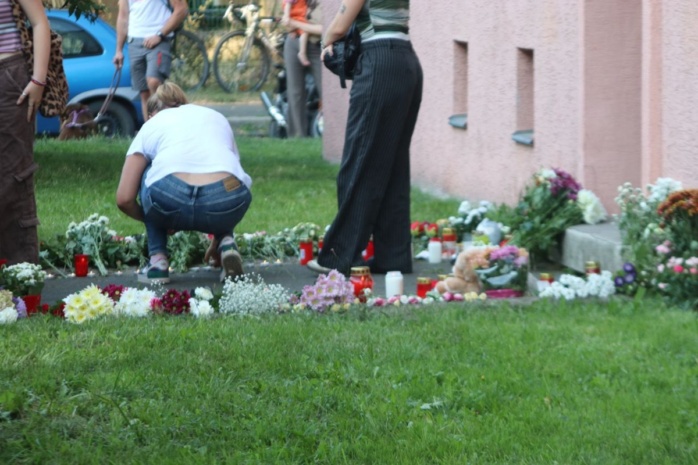 Gedenkveranstaltung in Reudnitz. Foto: LZ