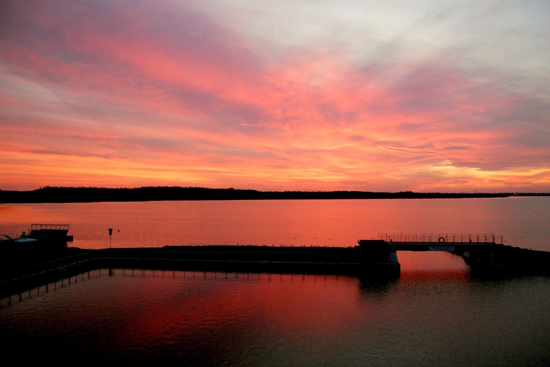 Blick über den Markkleeberger See. Foto: Matthias Weidemann