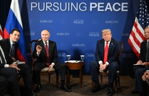 Wladimir Putin und Donald Trump in Alaska.