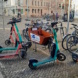 Lastenrad an einer Leipziger Mobilitätsstation.