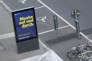 Leipziger Straßenbild zur Corona-Zeit. Foto: Ralf Julke