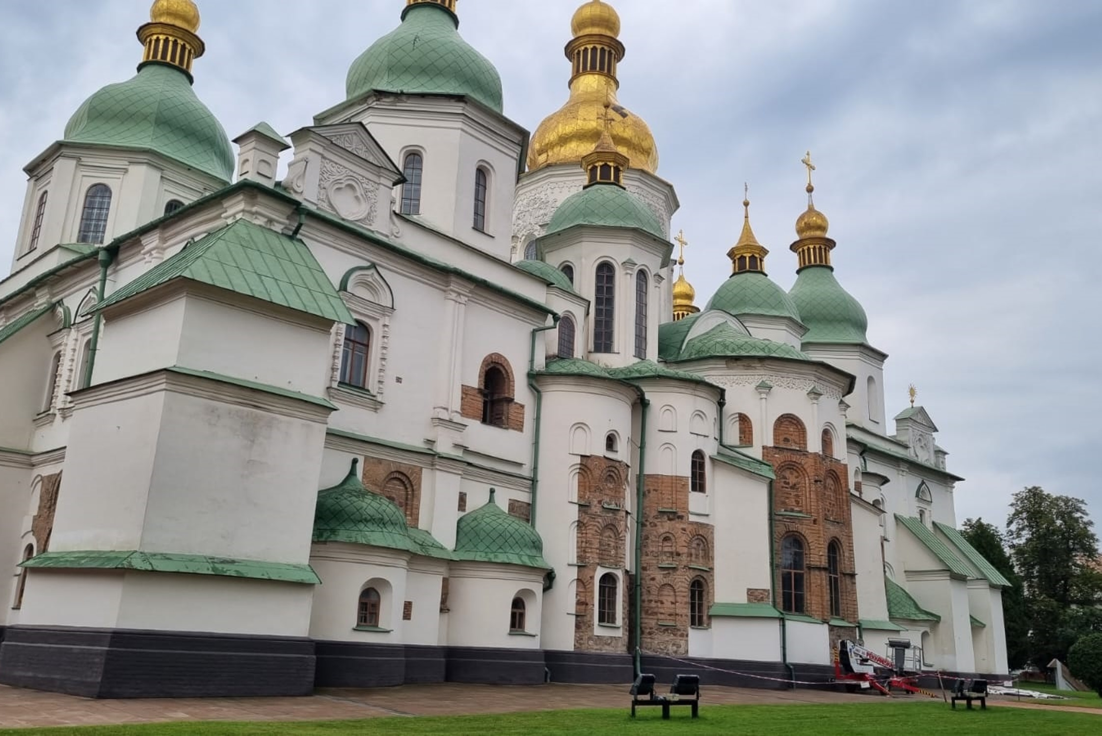 An der Sophienkathedrale. Foto: Susanne Tenzler-Heusler