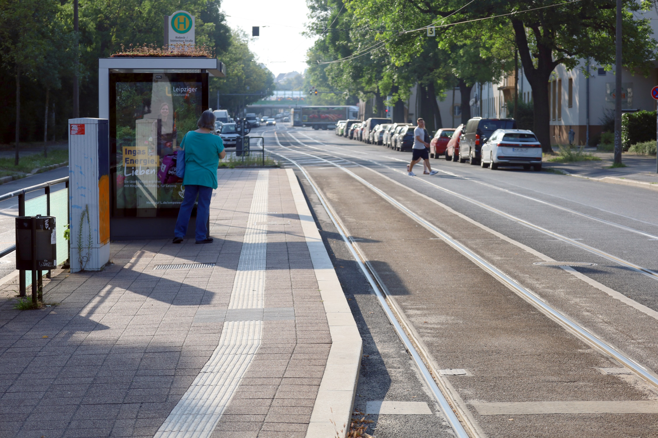 Abschnitt der Stötteritzer Straße.