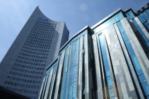 Das Augusteum der Uni Leipzig am Augustusplatz.