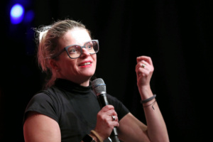 Susanne Schaper (Landesvorsitzende Die Linke Sachsen). Foto: Jan Kaefer