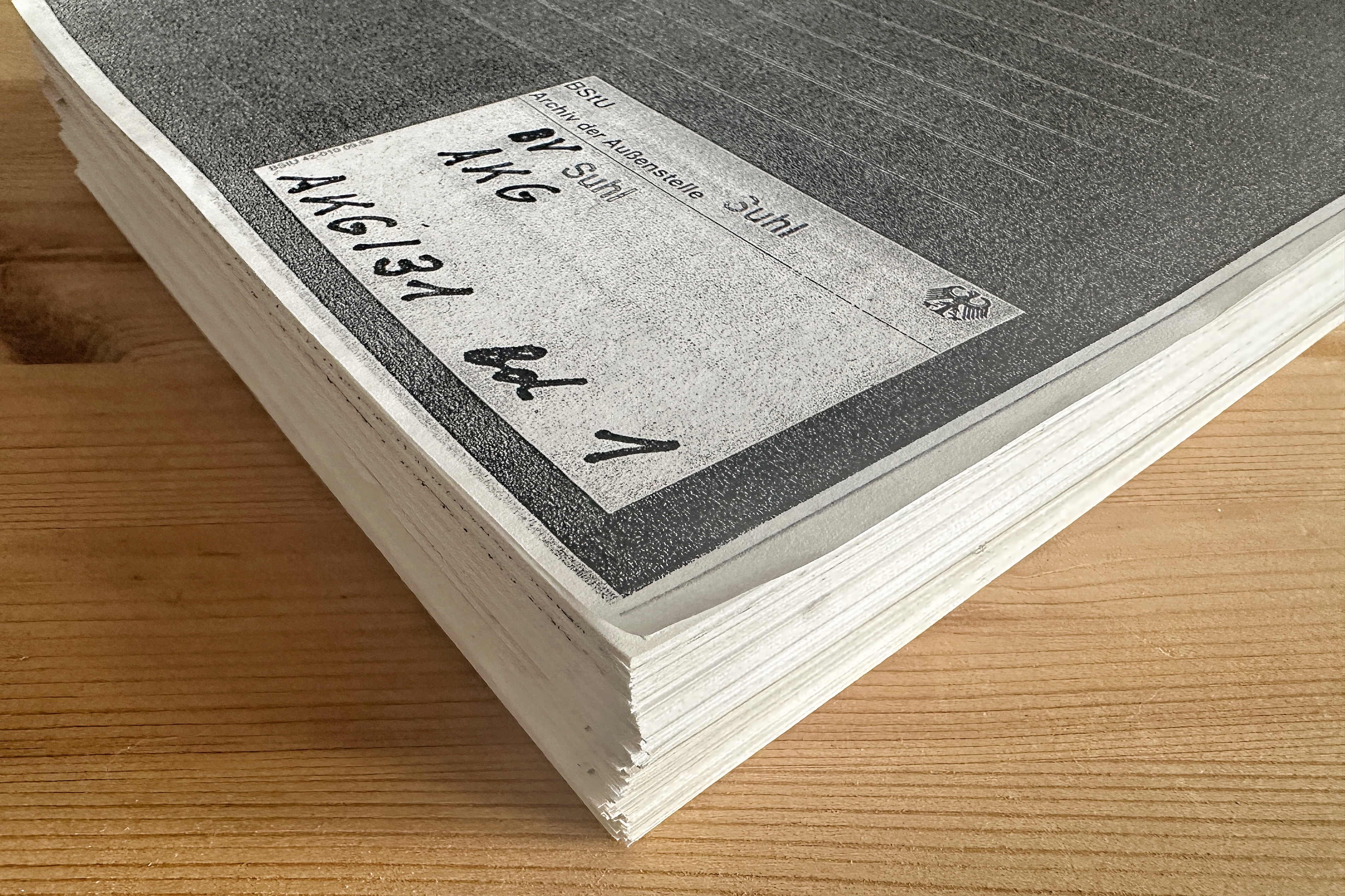 Hunderte Seiten. Berichte, Einschätzungen, Anweisungen: Nichts blieb dem Geheimdienst verborgen. Foto: Benjamin Weinkauf