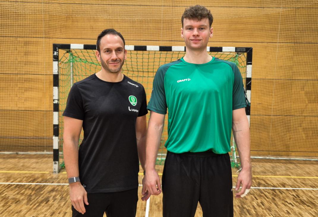 Tim Hertzfeld und Raul Alonso. Quelle: SC DHfK