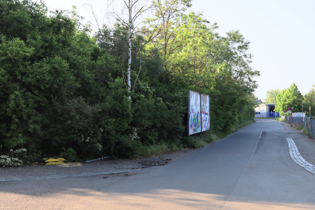 Blick in die Capastraße. Foto: Ralf Julke