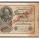 Reichsbanknote aus der Zeit der Hyperinflation: 1.000 Mark, überdruckt 1 Milliarde Mark, 1922. Foto: Universitätsbibliothek Leipzig