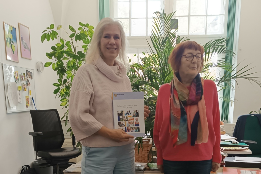 LZ-Gesprächspartnerinnen Katharina Krefft und Angelika Koch. Foto: Thomas Köhler