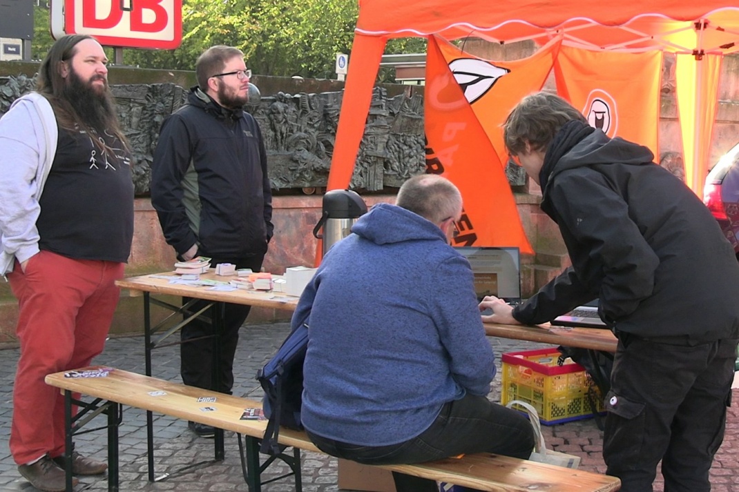 Die Linux-Installation vor Ort, Foto: Thomas Köhler