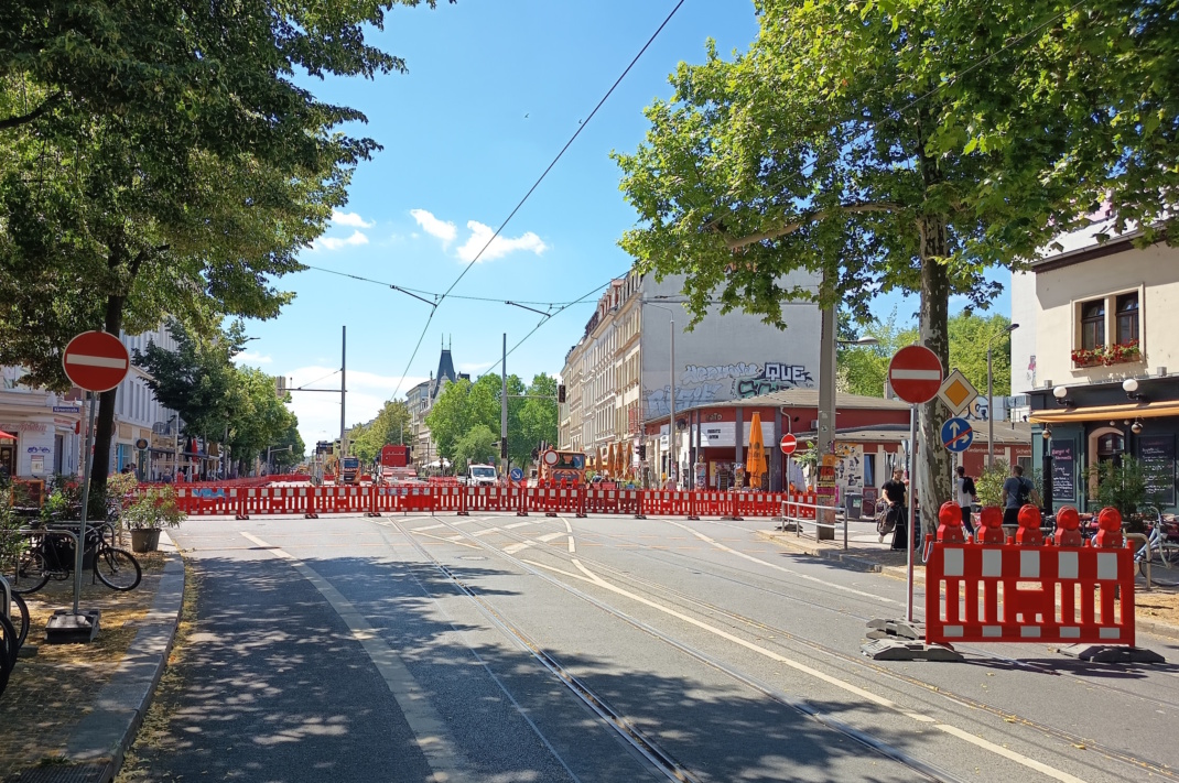 Karl-Liebknecht-Straße im Juni 2025. Foto: Steffen Peschel