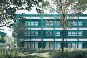 So soll die neue Friedrich-Fröbel-Schule aussehen. Grafik: wulf architekten