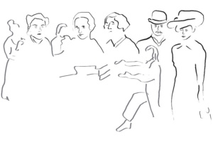 Shlomit Lehavi : o.T. 2025, digitale Zeichnung. Grafik: Shlomit Lehavi