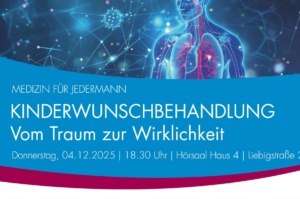 Dr. Julia Bartley spricht am 4. Dezember bei "Medizin für Jedermann" zur Kinderwunschbehandlung. Bild: UKL / Hagen Deichsel
