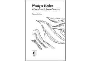 Thomas Böhme: Weniger Herbst. Buchcover: anderort - Verlag für Lyrik