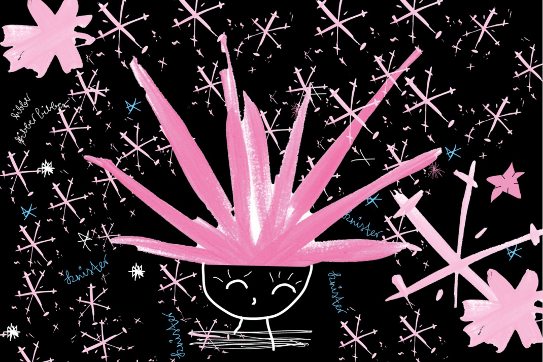 Die Schneekönigin. Grafik: Yasemin Tabanoglu