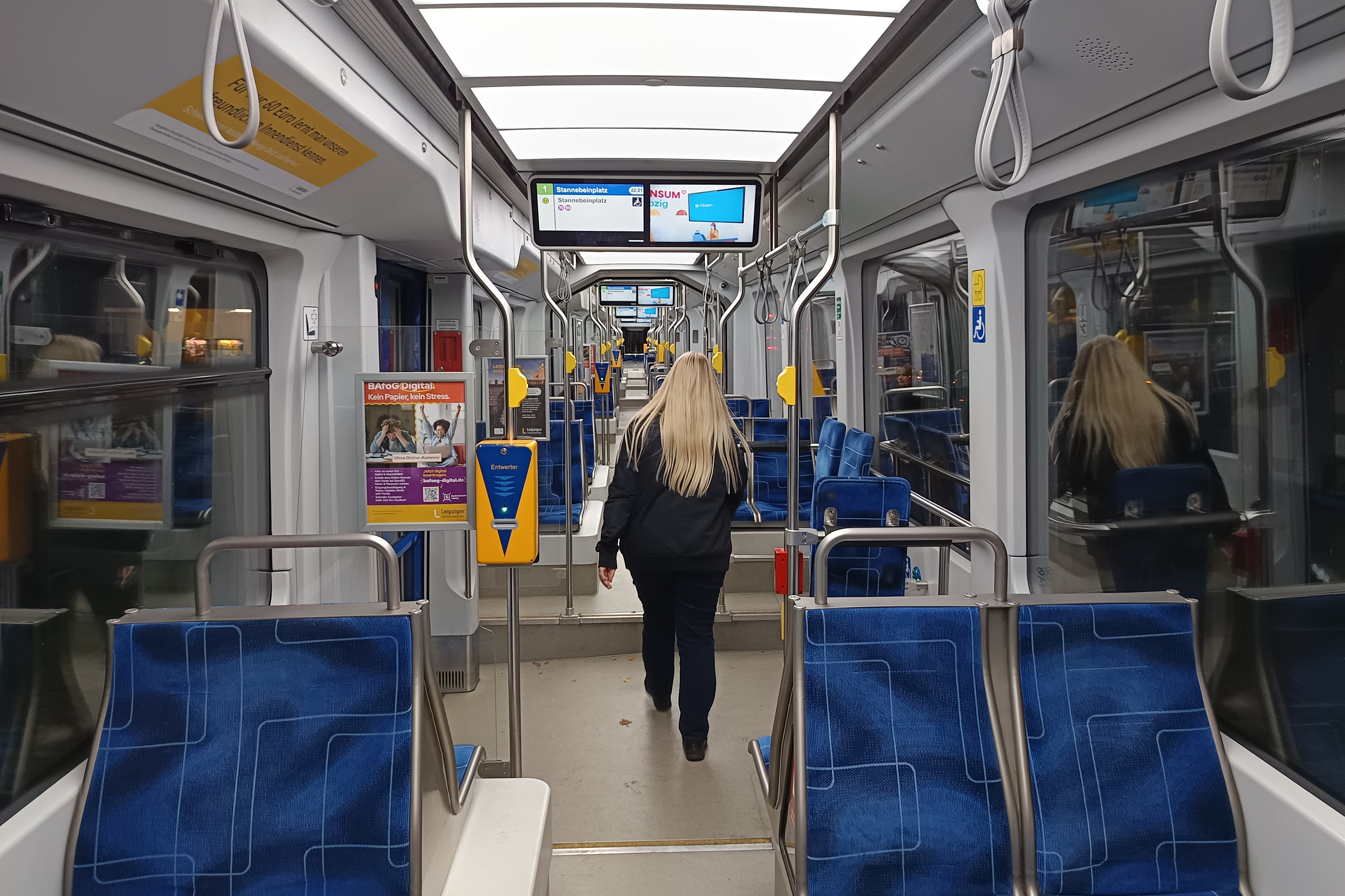 Check an der Endstation. Foto: Lucas Böhme