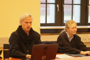 Jürgen Kasen und Verteidigerin Rita Belter.