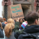 Klimaprotest vor der Thomaskirche Leipzig, 14.11.2025. Foto: Jan Kaefer