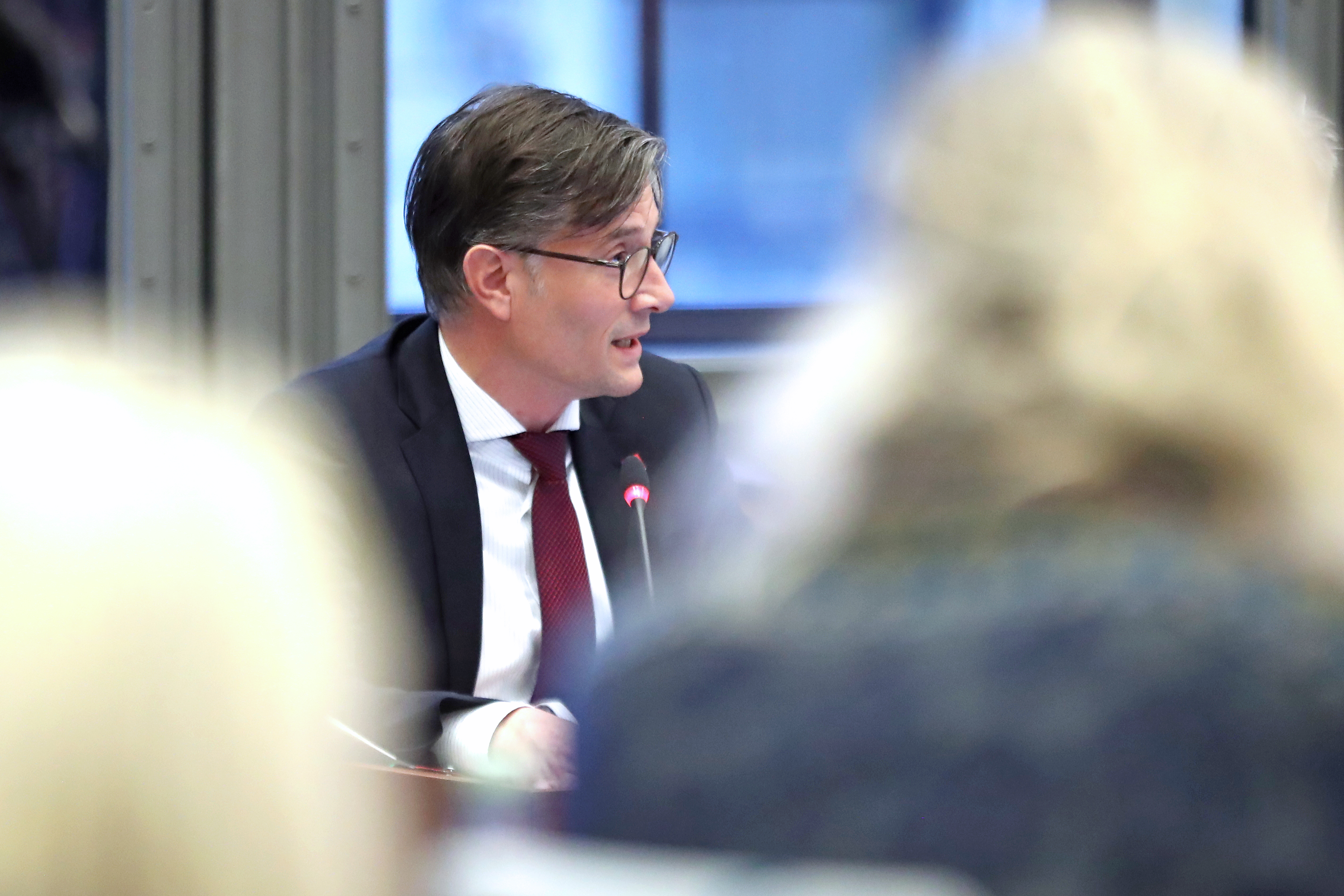 Herr Heiko Rosenthal (Die Linke), Beigeordneter für Umwelt, Ordnung, Sport und Klima, im Leipziger Stadtrat am 26.11.2025. Foto: Jan Kaefer