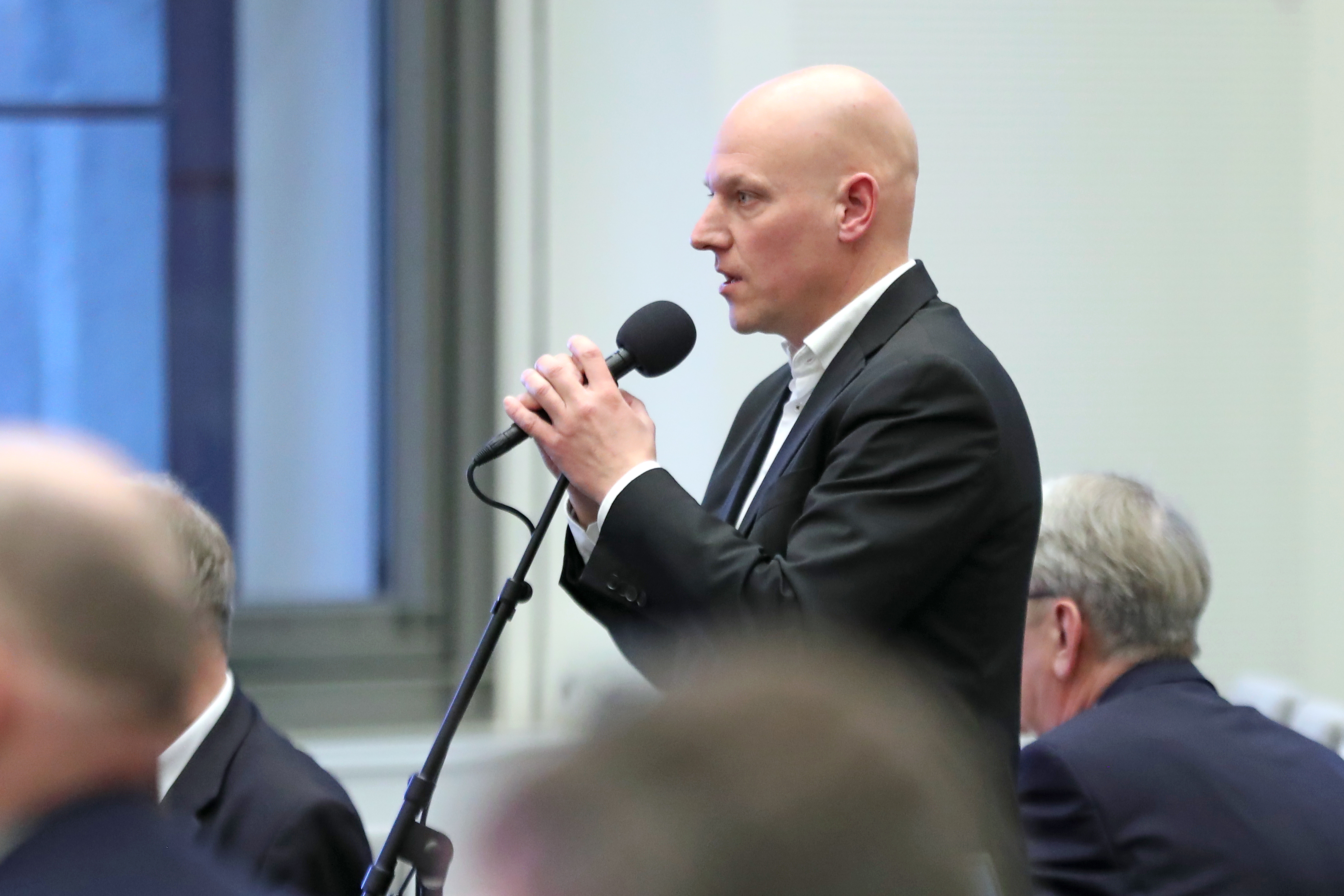 Herr Falk Dossin (CDU) im Leipziger Stadtrat am 26.11.2025. Foto: Jan Kaefer