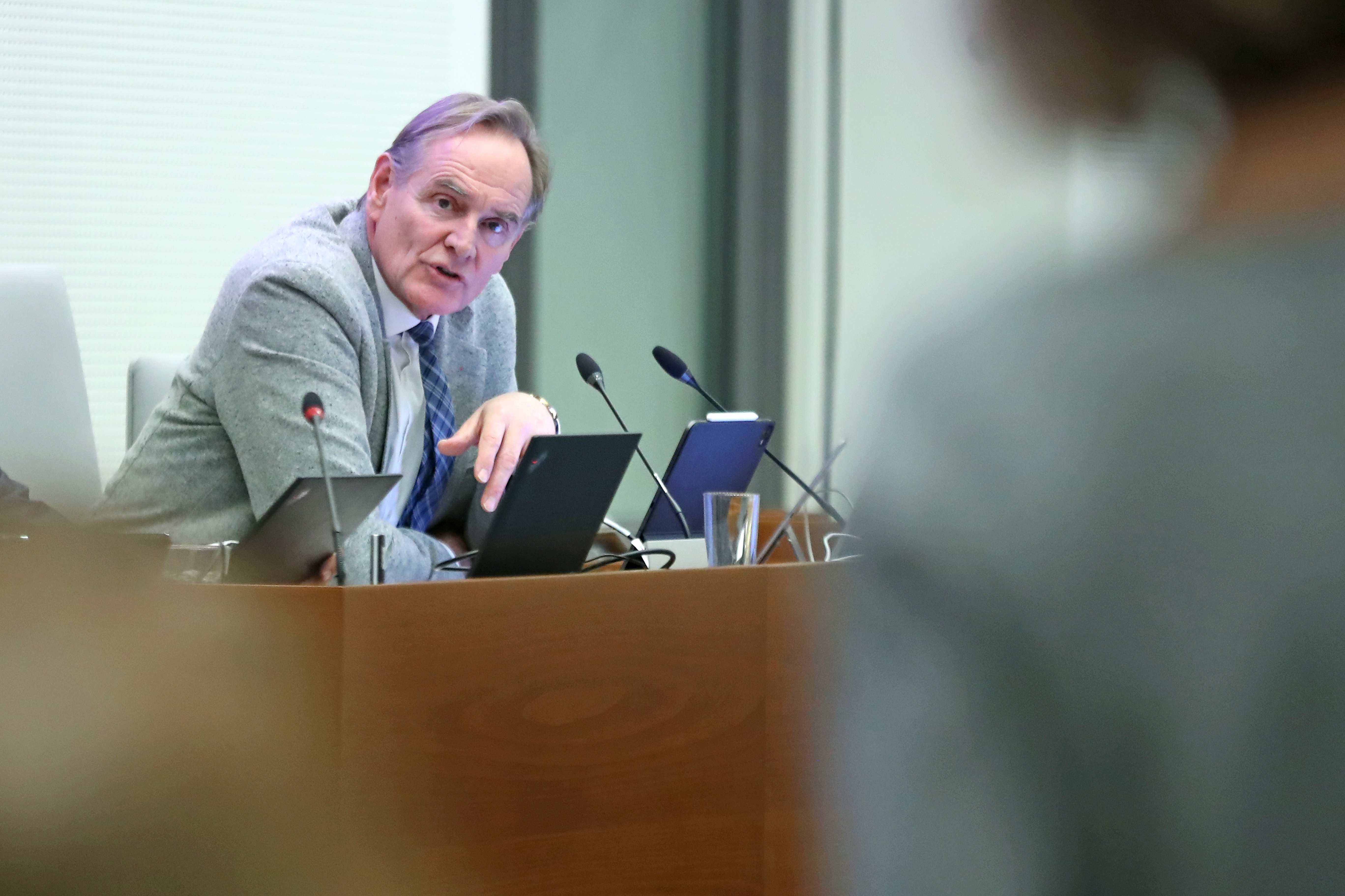 Herr Oberbürgermeister Burkhard Jung (SPD) im Leipziger Stadtrat am 26.11.2025. Foto: Jan Kaefer