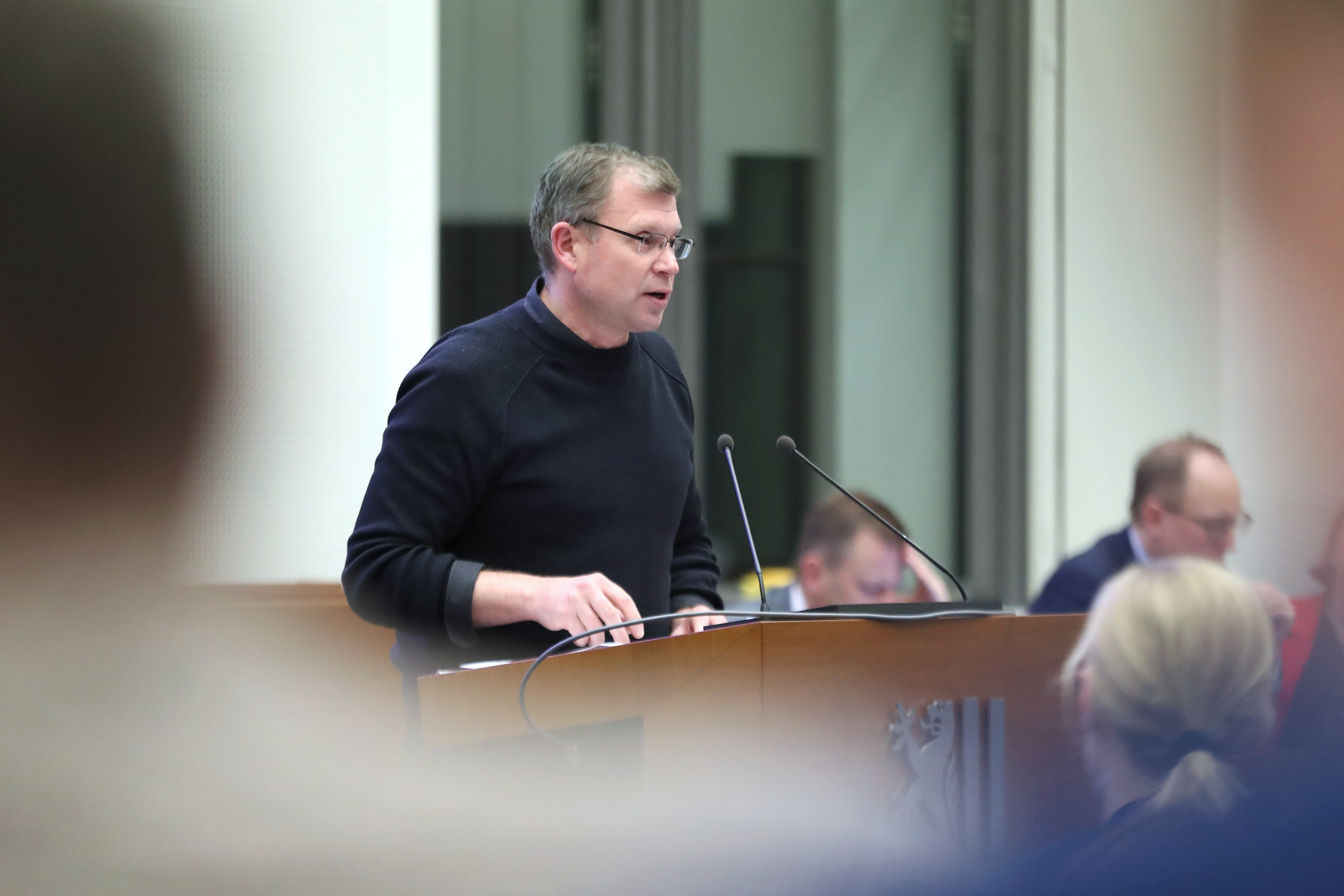 Herr Thomas Kachel (BSW) im Leipziger Stadtrat am 26.11.2025. Foto: Jan Kaefer