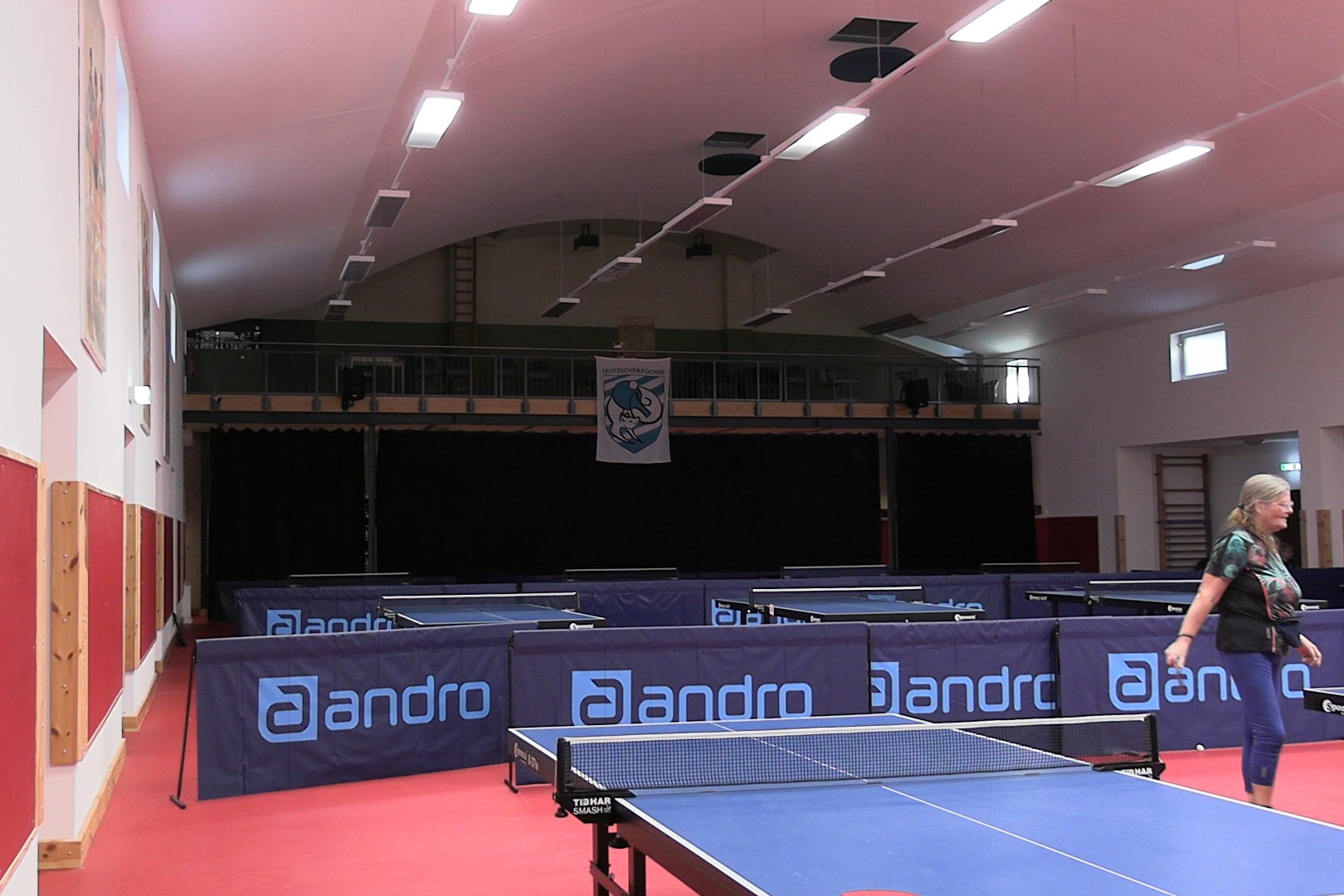 DieTischtennishalle der Leutzscher Füchse. Foto: Thomas Köhler