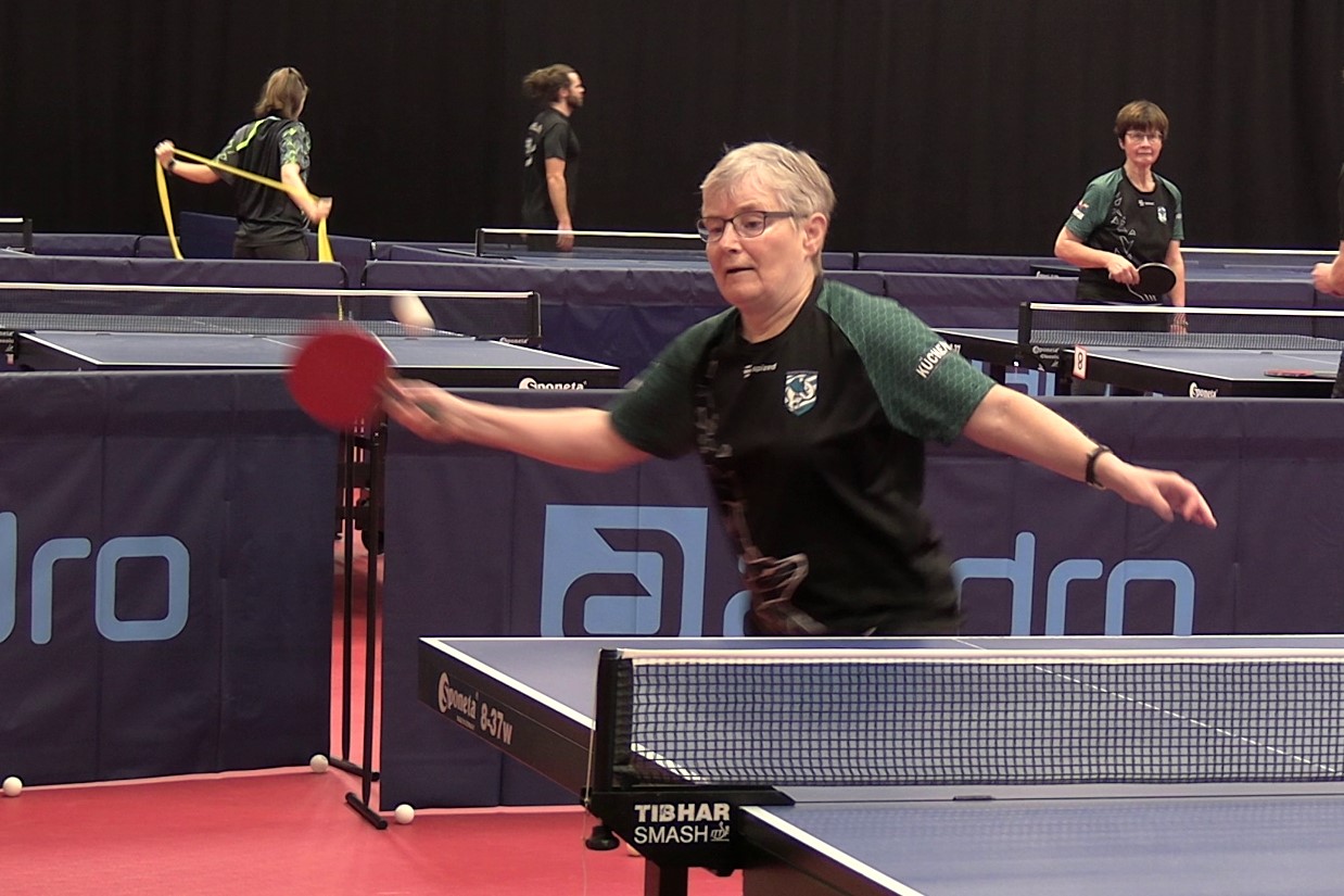 Frau Viola Eberlein beim Training. Foto: Thomas Köhler