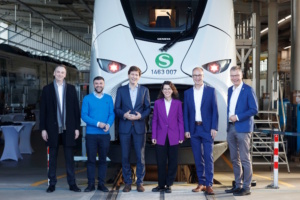 Vorstellung derf neuen Mireo-Fahrzeige für das Mitteldeutsche S-Bahn-Netz im Test Center Wegberg-Wildenrath. Foto: Siemens/Horst Gummerbach