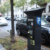 Parkticket-Automat, geparkte PKW.