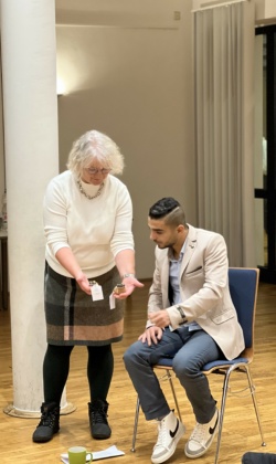 Majd Almoussa kam vor zehn Jahren aus Syrien in die Bundesrepublik, hat inzwischen die deutsche Staatsbürgerschaft. Foto: Bienvenue e.V. Borna