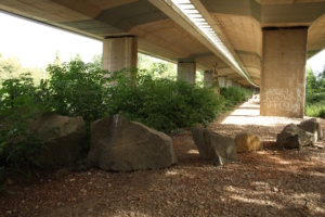 Unter der Agra-Brücke. Foto: Ralf Julke