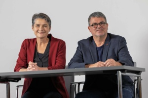 Daniela Kolbe und Ralf Hron. Foto: DGB Sachsen