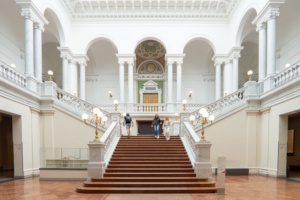 Das Treppenhaus der Albertina. Foto: Thomas Kademann (Universitätsbibliothek Leipzig)