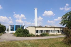 Das Heizwerk Nordost der Leipziger Stadtwerke.