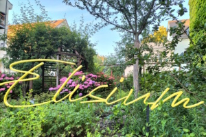 Blick in den Garten des Schillerhauses in Leipzig Gohlis. Foto: Stadtgeschichtliches Museum Leipzig