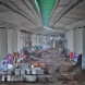 Bau der Stützen unter der Agra-Brücke. Foto: Benjamin Weinkauf